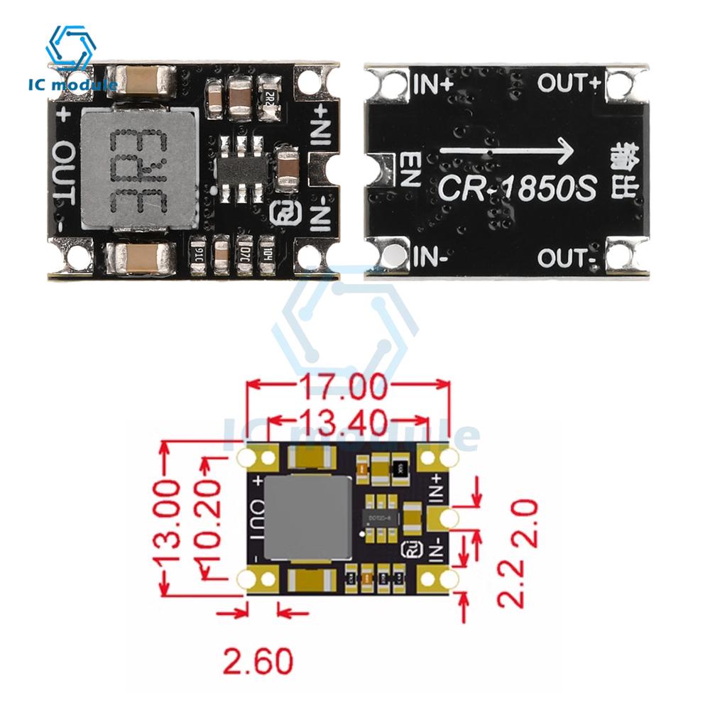 3.3V 5V DC-DC Step-Down Power Supply Module 6.5-16V to 3.3V/5V Voltage Regulator Module 4A Power Step-Down Buck Output Module