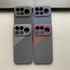 Carbon Fibre Texture Hard PC Case for Poco F9 Ultra F9 F8 Pro Redmi K100 Pro K100 Pro Max Shockproof Protective Back Cover