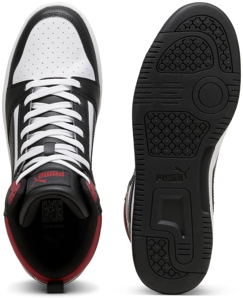 Puma Rebound V6 Sneakers (392326) White/black/intense Red