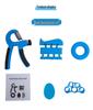 Hand Grip Strength Trainer Set: 5-Piece Kit for Finger Exercise, Rehabilitation, and Muscle Building
