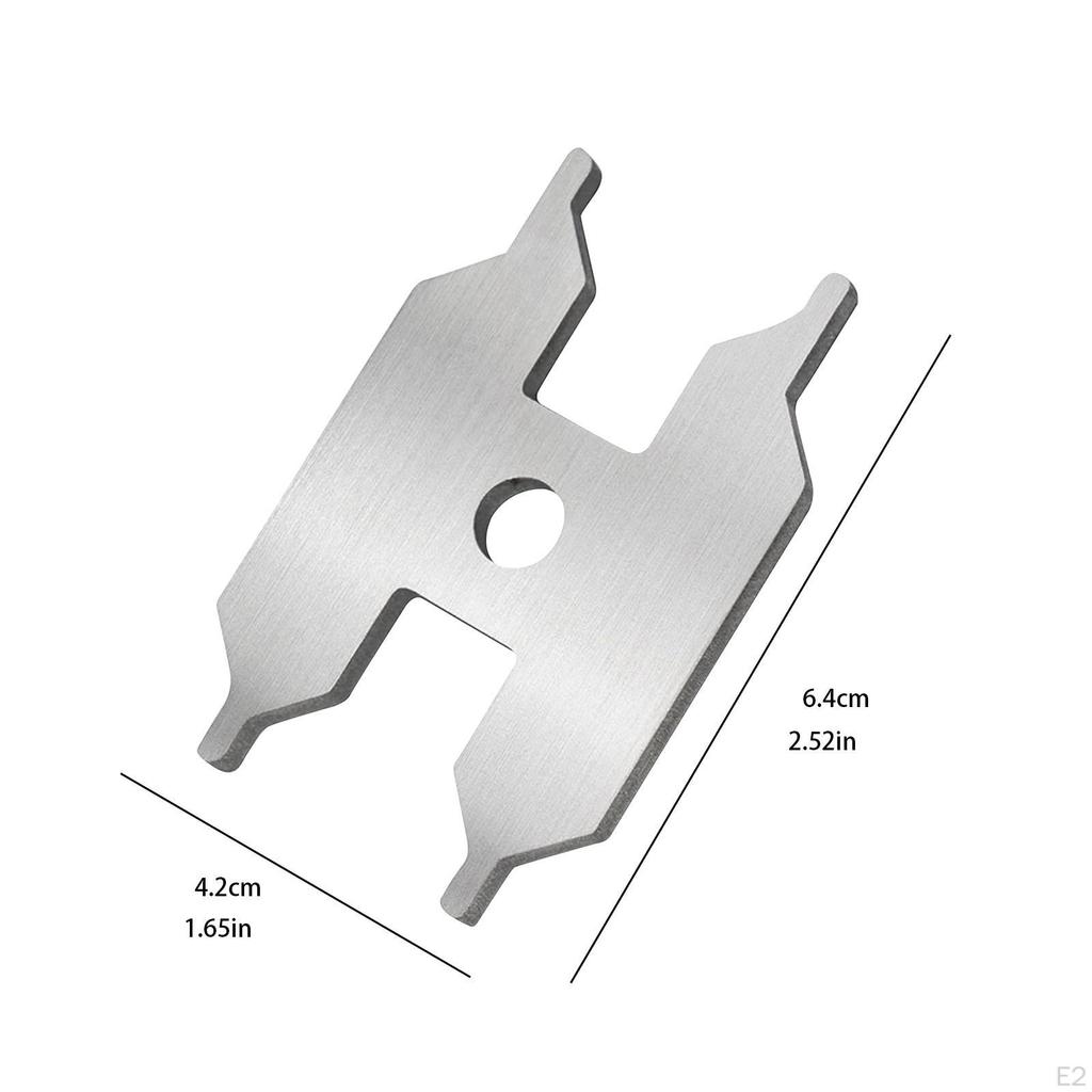 Key for Cartridge Cover Wrench Smooth Stainless Steel Bathroom Faucet Tool