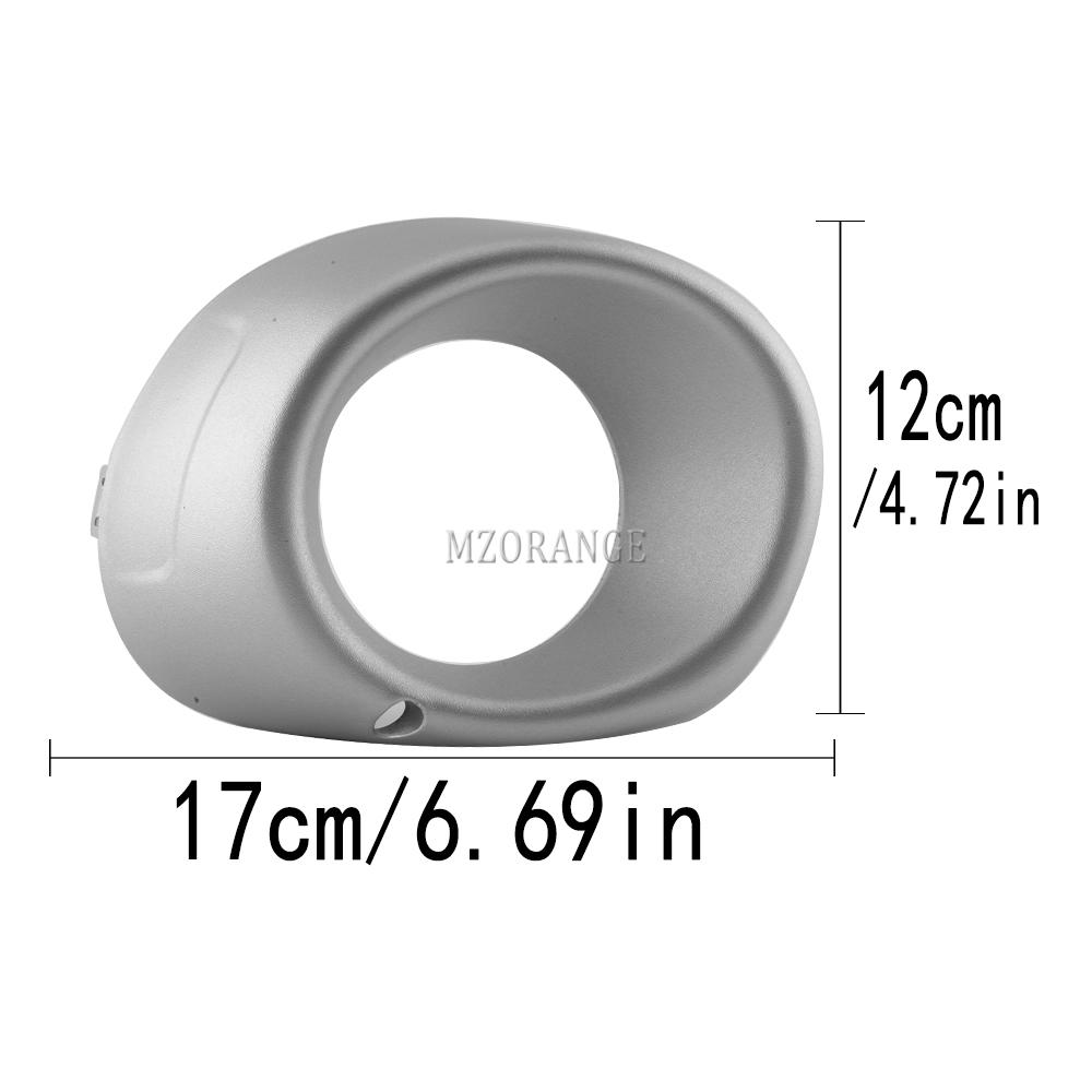 Fog Lights for Mitsubishi Outlander 2013 2014 2015 Led Fog Light Headlight Fog Lamp Cover Grill Bezel Silver Black Frame