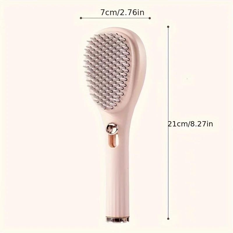 Anti-Static 360° Surround Detachable Portable Telescopic Comb Scalp Massage Self-Cleaning Salon Styling Tool Compact Magic Comb