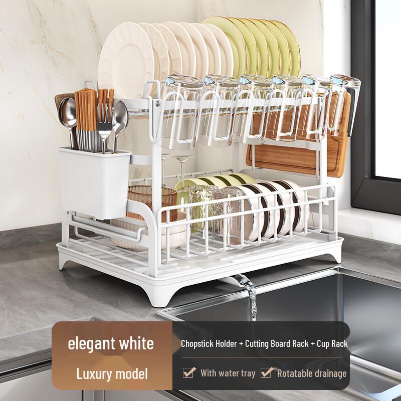 

Двухъярусная настольная сушилка для посуды Zhishi