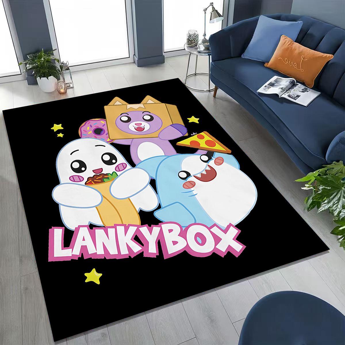 

Мультяшный Lankybox Милый Фокси Бокси Роки Ковер Коврик для Спальни Гостиной Дивана Дома Декор,Большой Детский Нескользящий Напольный Коврик 40x60cm( 15x23in )