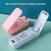 Mini Heat Bag Sealer Portable Plastic Clip Machine Handheld Vacuum Sealer One-Click Operation Kitchen Gadgets