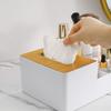 Wooden Cover Tissue Box Multi-Function Tissue Case New Napkin Storage Box  Table Decoration