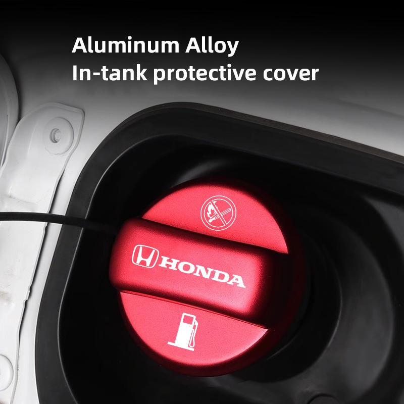 Zsjtx8 Honda Series Car Fuel Tank Cap Alloy Petrol Box Cover Accessories For Honda Civic Fit Jazz Accord Pilot CRV Odyssey Passport