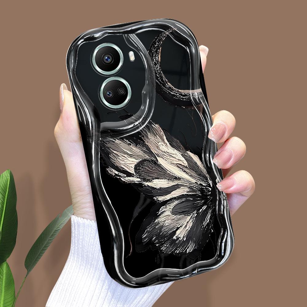 Für Honor 90Lite X6B X8 Infinix Hot 30 40i 40Pro Smart8 Vivo V27 V29e V30e Moto G84 Mode Mädchen Cremige Textur Weiches Silikon Vollständiger Linsenschutz Hülle