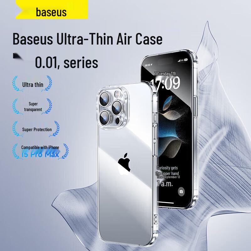Baseus Transparent Anti-Drop Soft TPU Phone Case for iPhone