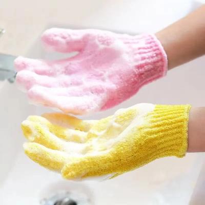 Exfoliating Gloves Bath Sponge Body Dead Skin Remover Bathroom Shower Brush Massager Scrub Exfoliator Magic Bathing