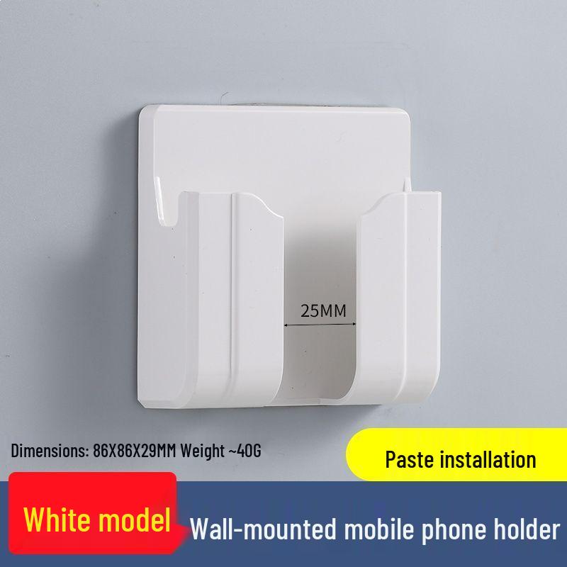 

Wall-Mounted Phone Charging Stand and Remote Holder