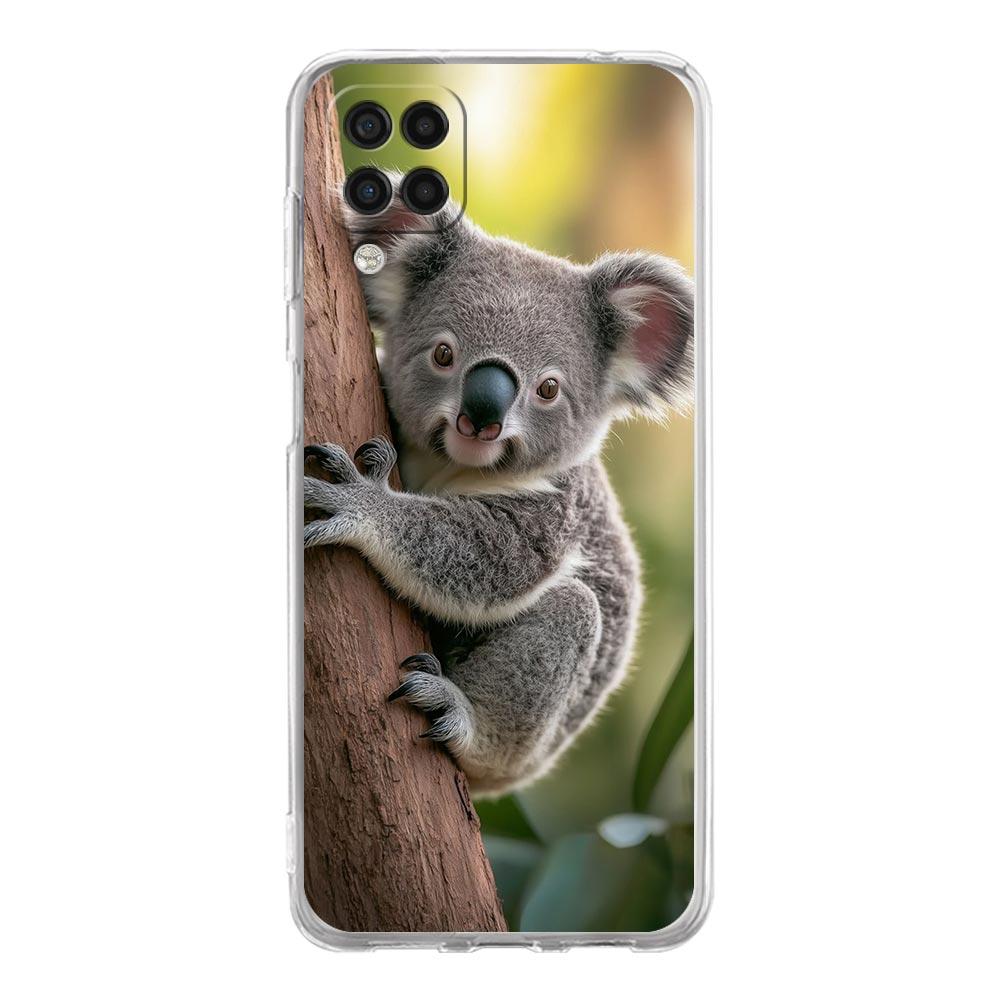 Phone Case For Samsung Galaxy A13 A33 A35 A55 A73 A53 A23 A51 A71 A21S A72 A31 A41 A05s A03S A15 A25 5G Clear Cover Koala