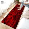 Floral Rug Runner Bedroom Bedside Mat  Kitchen Mat Colorful Rose Carpet Living Room