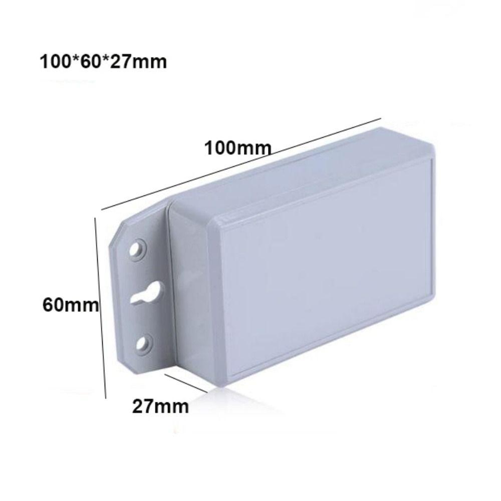 White Black Storage Case ABS Plastic Housing Instrument Case  Electronic Supplies