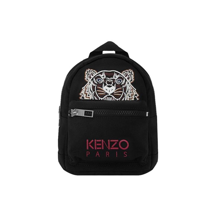 Kenzo Klasický Tygr Hlava Logo Vyšívaný Ležérní Velká Kapacita Bavlna Batoh Pánský Batoh Černý FA65SF301F20-99G