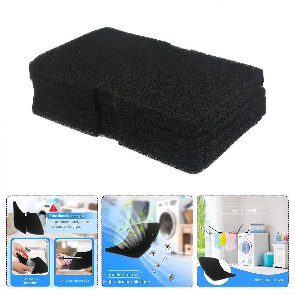 6balení/šarže 6ks Sada houbových filtrů do sušičky pro Beko Blomberg ElektraBregenz 2964840100