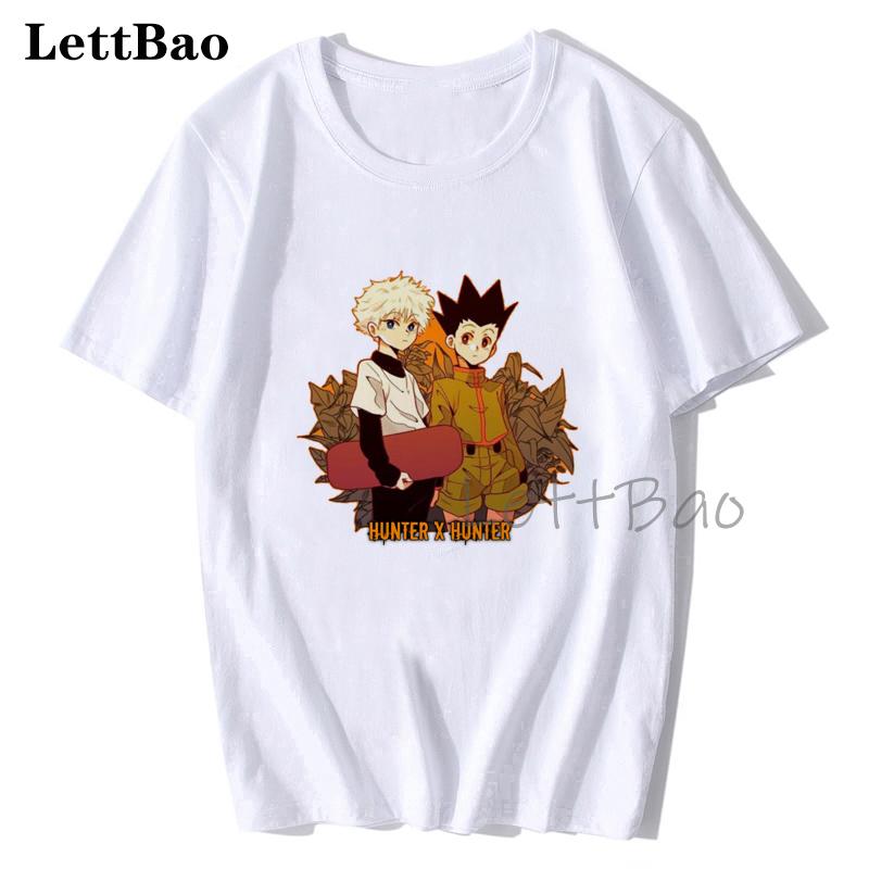 Hunter X Hunter Men T Shirt Retro Printed T Shirts Hipster Women Tee Tops L