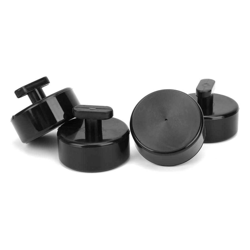 4pcs Jack Lift Pad Lifting Pucks Rubber Black Auto Accessory Fit for Corvette C5 C6