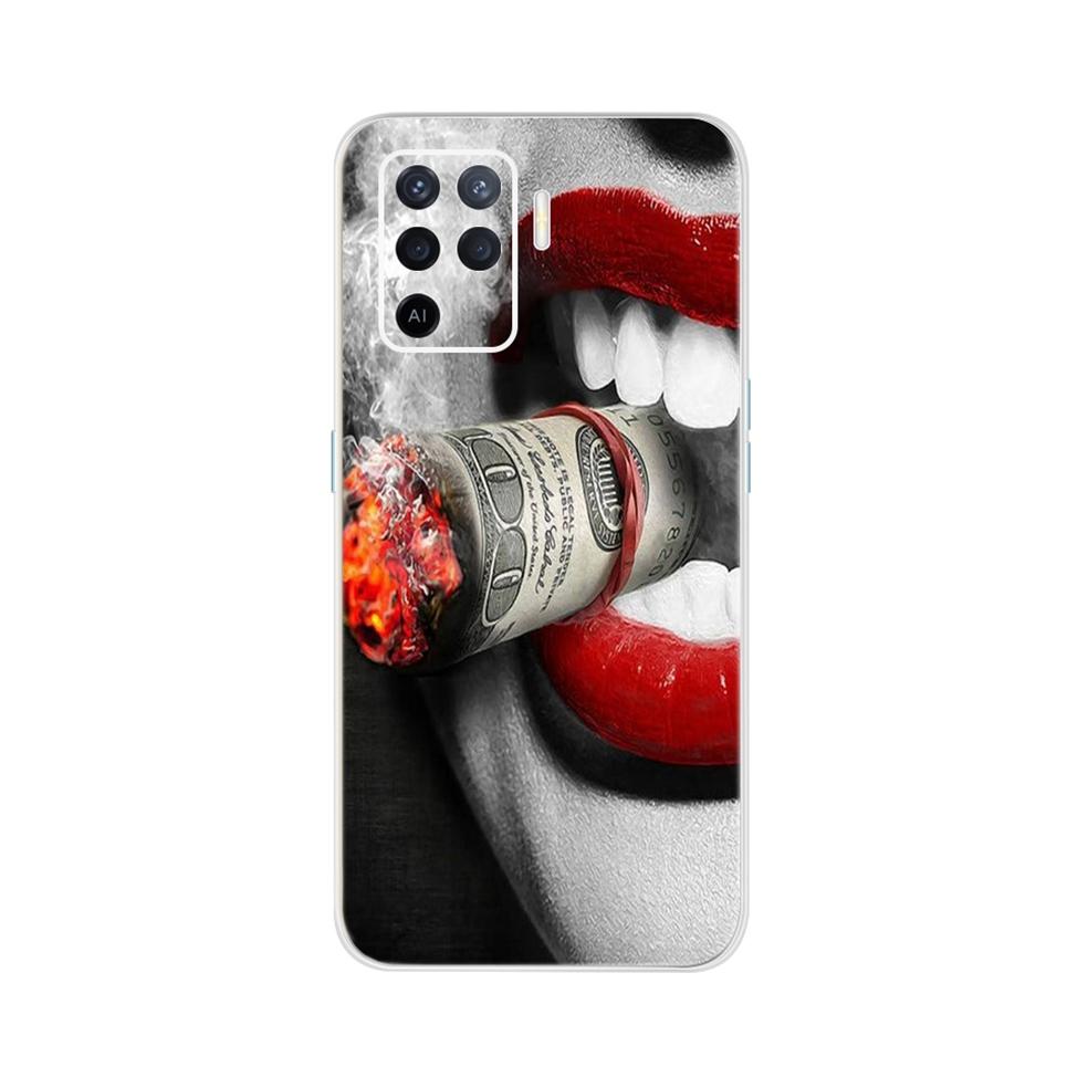 For OPPO A94 54 A74 Case 59 Cute Fashion Painted Mobile Phoen Case For OPPO A54 A 94 74 4G Cover OPPPA74 Soft TPU Silicone Coque