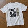 Summer New Arrival Faith In God (Y2k) Loose Fit Crew Neck Design Casual And Stylish Leading The Street Trend