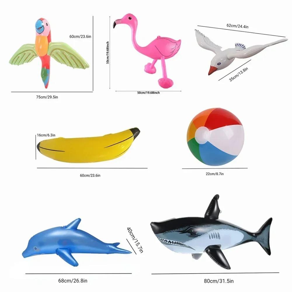 Flamingo Balloon Inflatable Swimming Pool Float Balloons Garden Pool Party  Decor Hawaiian Event Party Supplies  for Children