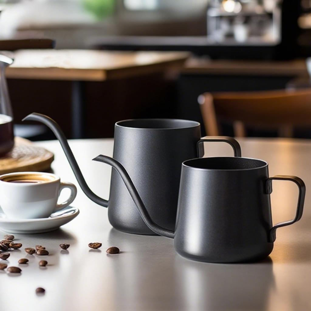 GIANXI Coffee Pot, Drip, 250ml, Narrow Spout, Direct Heat, Stainless Steel, Portable, Hanging Spout, Easy to Pour, Handheld