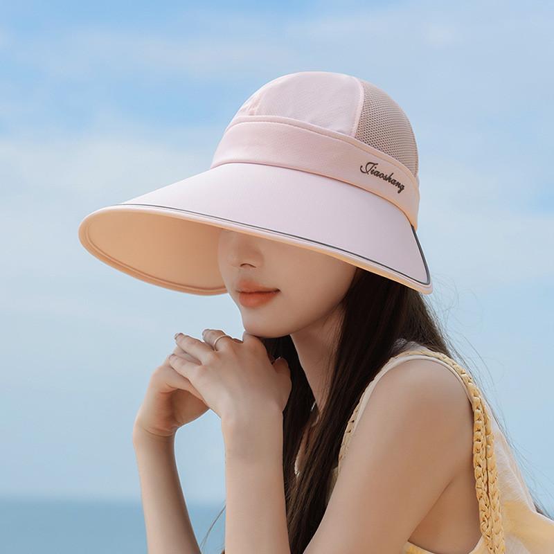 Polyester Sun Hat With Large Brim For Outdoor Sun Protection And Fashion Casual Wear