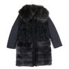 SPORTMAX [Domestic regular] 24660203 Real fur x quilting switching down coat 42 blackUsed