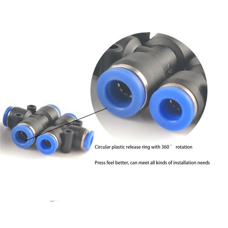 

A34R Misting Nozzle Kit 1/4-Inch With Nozzle Spray Cooling Device Connectors For Outdoor Water Mister Cooling System 100Pcs