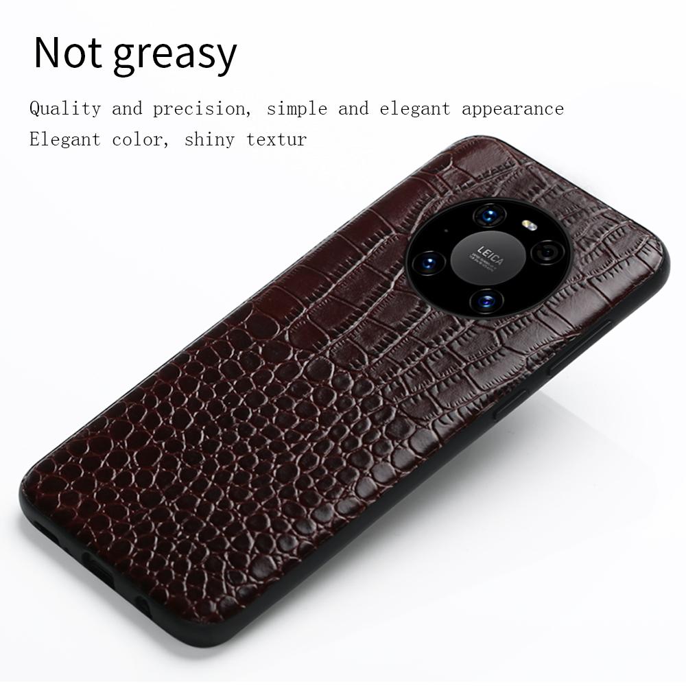 Original Cowhide Leather Phone Case for Huawei Mate 60 60Pro 60RS 50Pro 40Pro 40RS Full Protection Luxury Back Cover