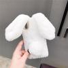 Winter New Luxury Diamod Camera Protector Case For OPPO Find X9 X9 Pro Reno 15 15 Pro Cute Plush Soft Skin Feel Rabbit Ear Cover
