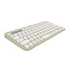Logitech PEBBLE KEYS 2 K380sGY Wireless Keyboard: Slim, Lightweight (415g), Compact, Bluetooth, Easy-Switch, Japanese Layout, 36-Month Battery Life, C