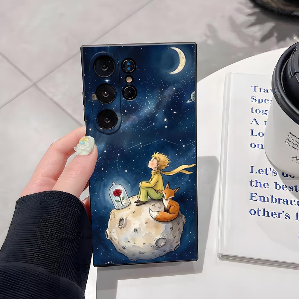 The Little P-Prince Phone Case For Samsung S26 Ultra S25 Edge Ultra S23 S22 S21 S20 Ultra Plus S24 Fe Glass Cover