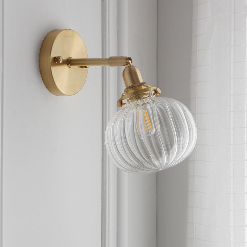 Japanese Retro Modern Minimalist Wall Lamp for Bedroom, Living Room, Dining Room, Study, and Bathroom