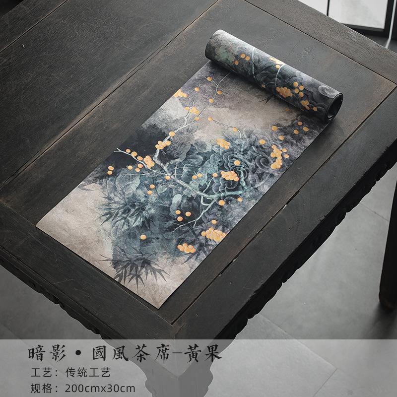 Chinese Watered Gauze Cloth Tea Table Mats Double Sided Shadow Tea Professional Rag Dinner Table Cloth Mat Cafes Supplies Gift