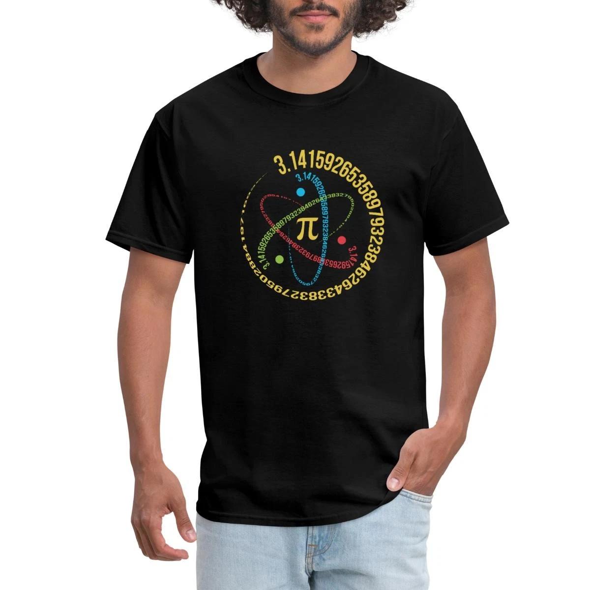 Pi Day Spiral Math Men s T-Shirt L