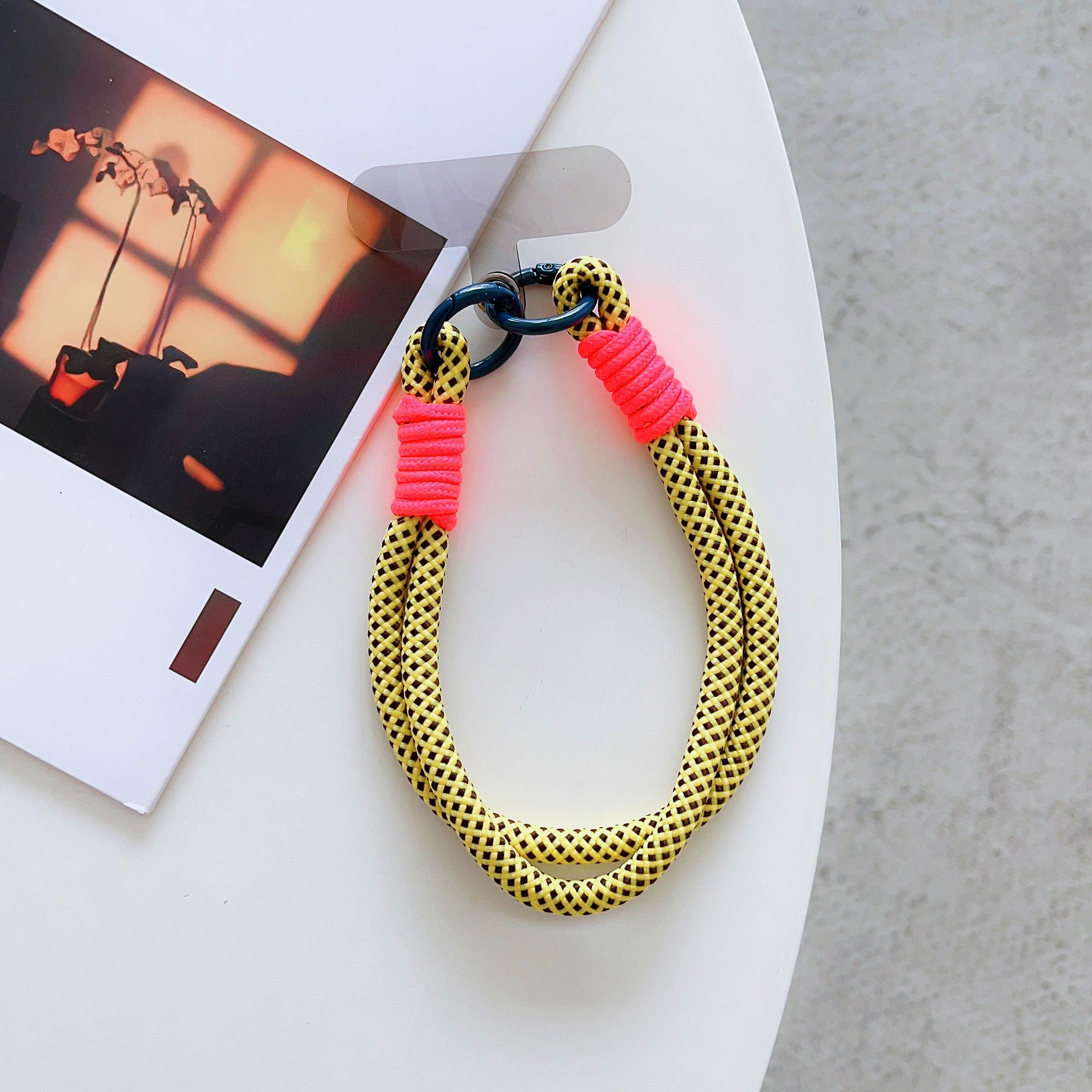 

Fashion trend mobile phone wrist strap Mobile pendant decoration anti-loss rope multi-purpose wrist strap short rope hand rope
