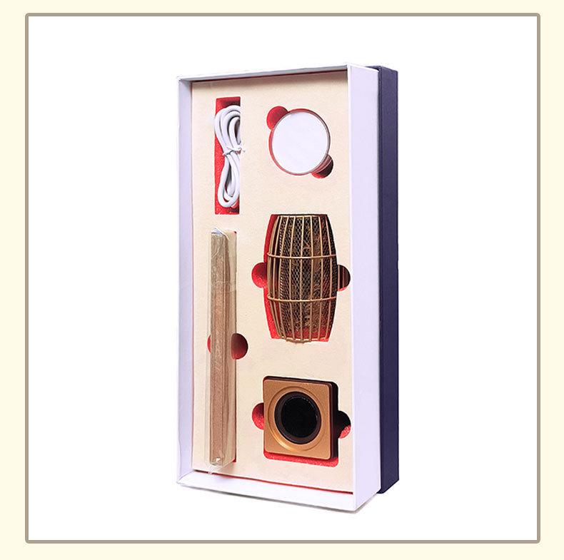 Exquisite Bamboo Bluetooth Aromatherapy Speaker with Incense Holder