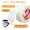 10mm-100mm Width Fiberglass Tape 25M Length High Temperature Resistance Single-Sided Tape Waterproof Transparent Mesh Tape
