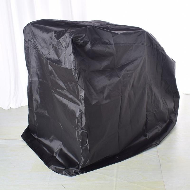 Electric Wheelchair Protective Cover Outdoor Mobility Scooter Waterproof Cover Dust Cover Oxford Cloth Wheelchair Cover Black