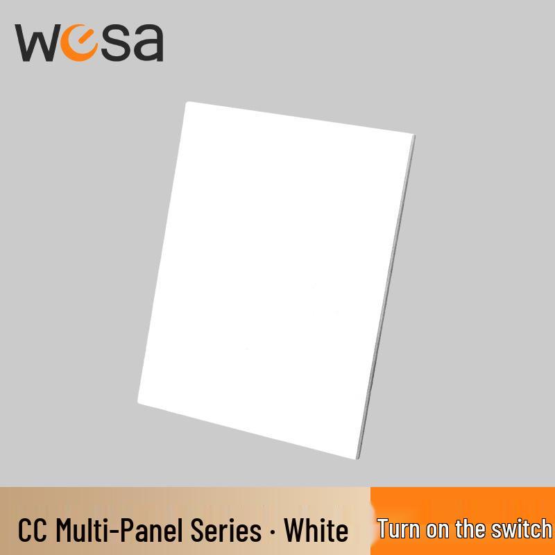 European Standard Multi-position Wall Socket with Flame Retardant Protection and Simple Design