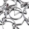 5pcs Hollow Stainless Steel Star Moon Frames Blank Bezel DIY Earrings Geometric Heart Pendant Base Charm Necklace Jewelry Making