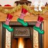 Decorative Elf Christmas Stocking Gift Bag Hanging Christmas Stocking Ornaments  Kids