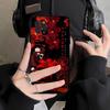 Rote Spinnenlilie Japan Kunst Schwarze Weiche Handyhülle Für IPhone 16 15 14 13 11 12 17 Pro Max Mini Plus