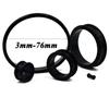2 Stück Supergroß Flexibler Silikon Doppel Flared Ohr Tunnel Plug Ohr Piercing Flesh Tunnel Ohr Gauge Expander Dehner Piercing