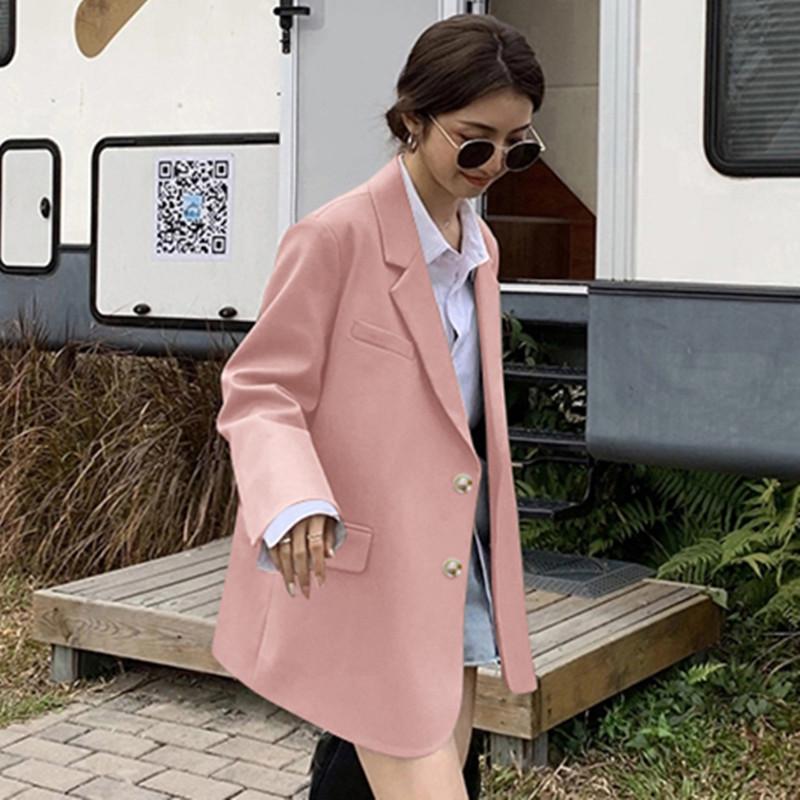 Spring Petite Slimming Blazer - Women's Korean Style Loose Fit Small Suit
