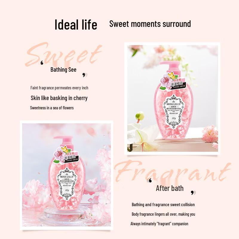 Miss Lilly Cherry Blossom Petal Shower Gel