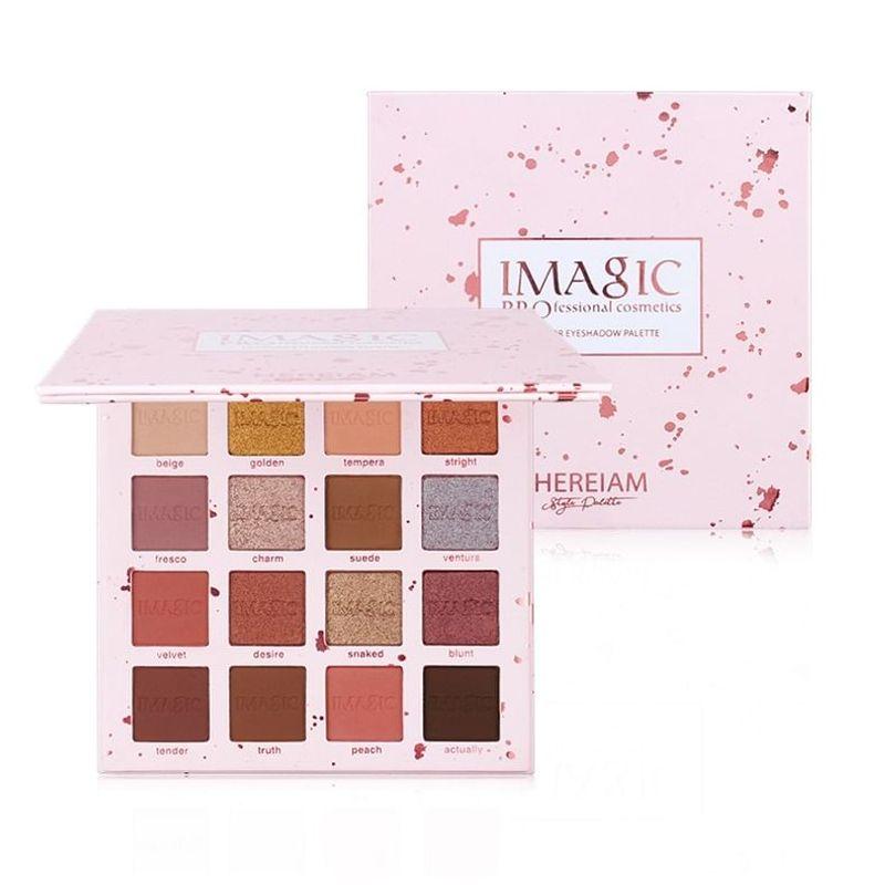 IMAGIC - 16 Colours Pink Pop Eyeshadow Palette