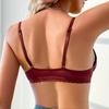 European and American Seamless Push-up Front Clasp Bra with Underwire Sexy Bra